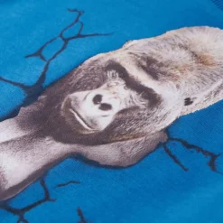 vidaXL Ropa Y Accesorios-Camiseta infantil de manga larga azul petróleo 104
