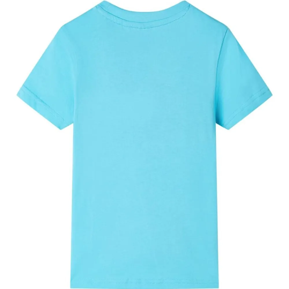 vidaXL Camiseta infantil de manga corta color aguamarina 116 Verde agua Outlet
