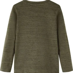 vidaXL Ropa Y Accesorios-Camiseta infantil de manga larga oscuro mélange 92