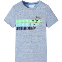 vidaXL Ropa Y Accesorios-Camiseta infantil de manga corta mélange 116