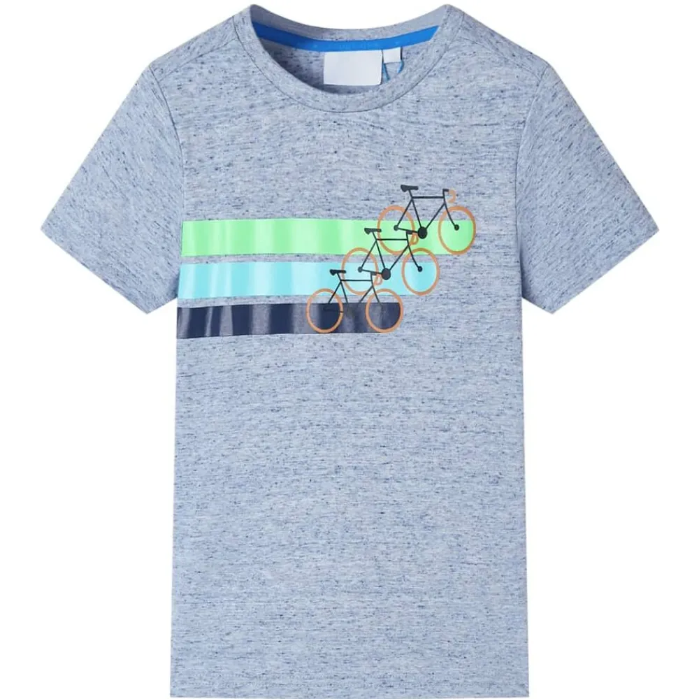 vidaXL Ropa Y Accesorios-Camiseta infantil de manga corta mélange 116