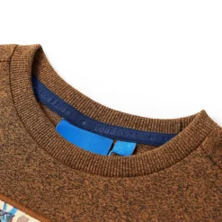 vidaXL Ropa Y Accesorios-Camiseta infantil de manga larga color coñac mélange 104