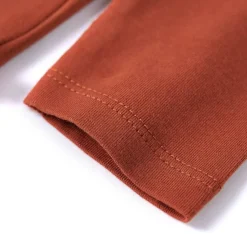 vidaXL Camiseta infantil de manga larga color coñac 104 Co&ntilde;ac Hot