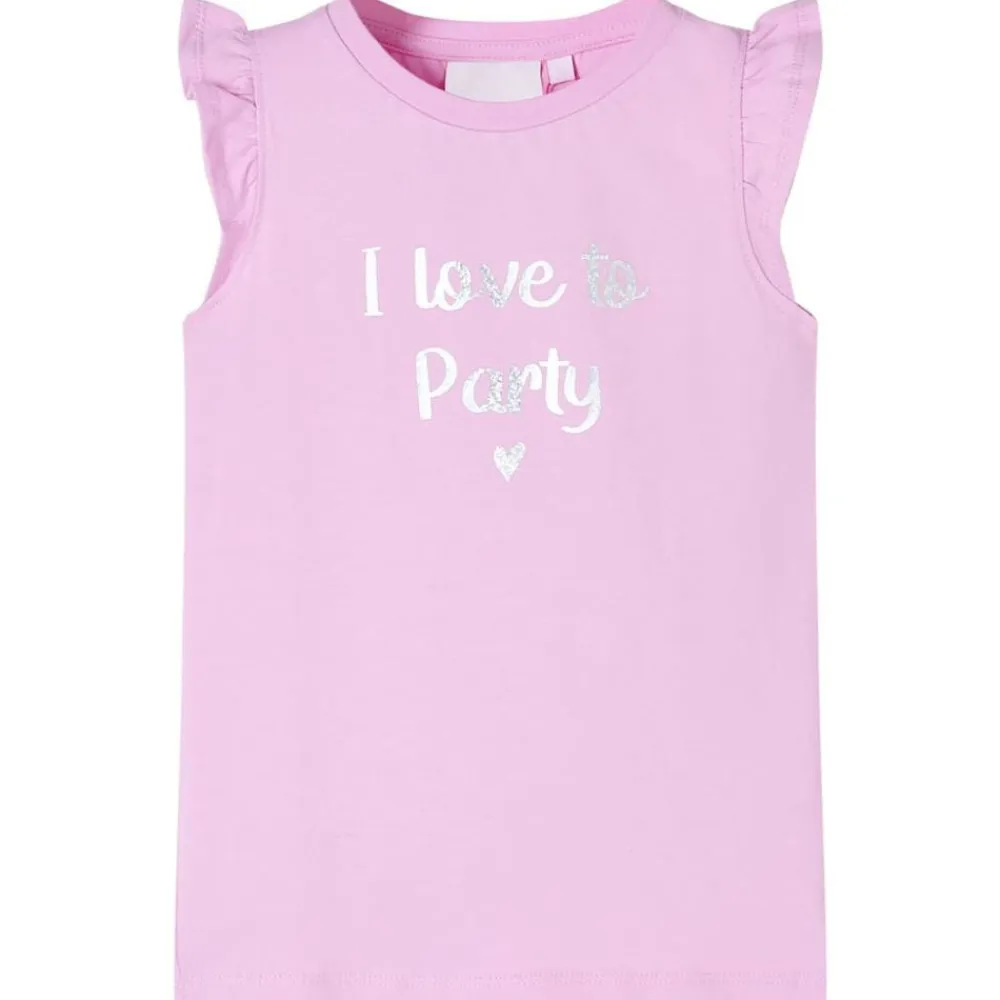 vidaXL Ropa Y Accesorios-Camiseta infantil de manga volante color 104