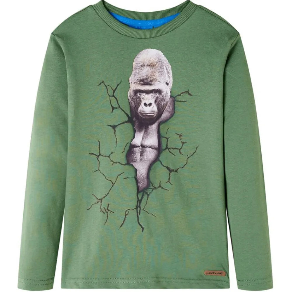 vidaXL Ropa Y Accesorios-Camiseta infantil de manga larga claro 104