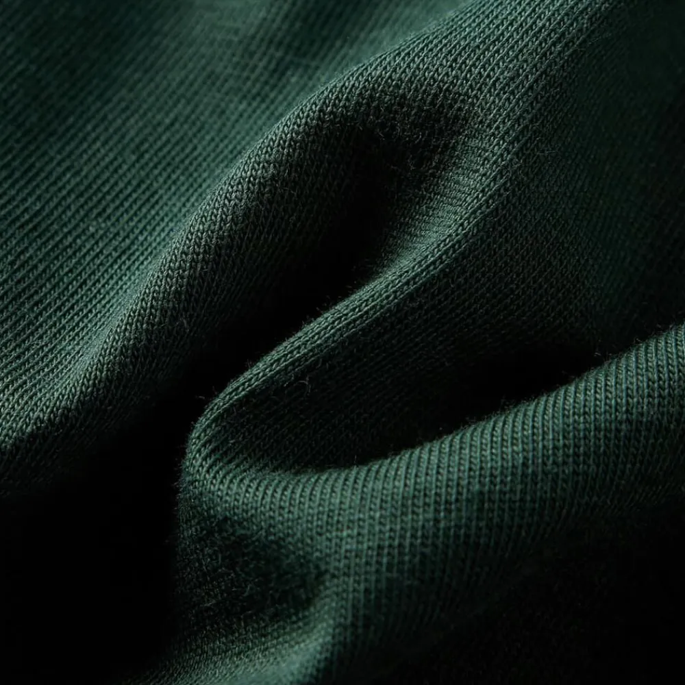vidaXL Camiseta infantil de manga larga 92 Verde oscuro