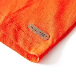 vidaXL Ropa Y Accesorios-Camiseta infantil de manga larga naranja brillante 104