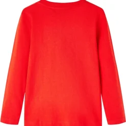 vidaXL Ropa Y Accesorios-Camiseta infantil de manga larga rojo 104