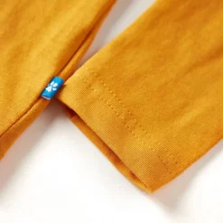 vidaXL Camiseta infantil de manga larga color 104 Ocre