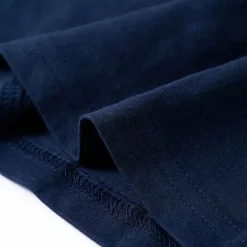 vidaXL Camiseta infantil de manga larga melange 104 Azul marino