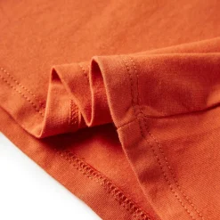vidaXL Camiseta infantil de manga larga tostado 92 Naranja