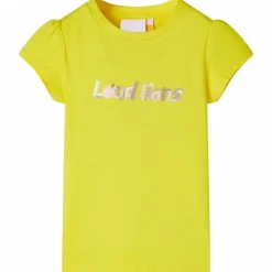 vidaXL Ropa Y Accesorios-Camiseta infantil de manga casquillo chillón 140