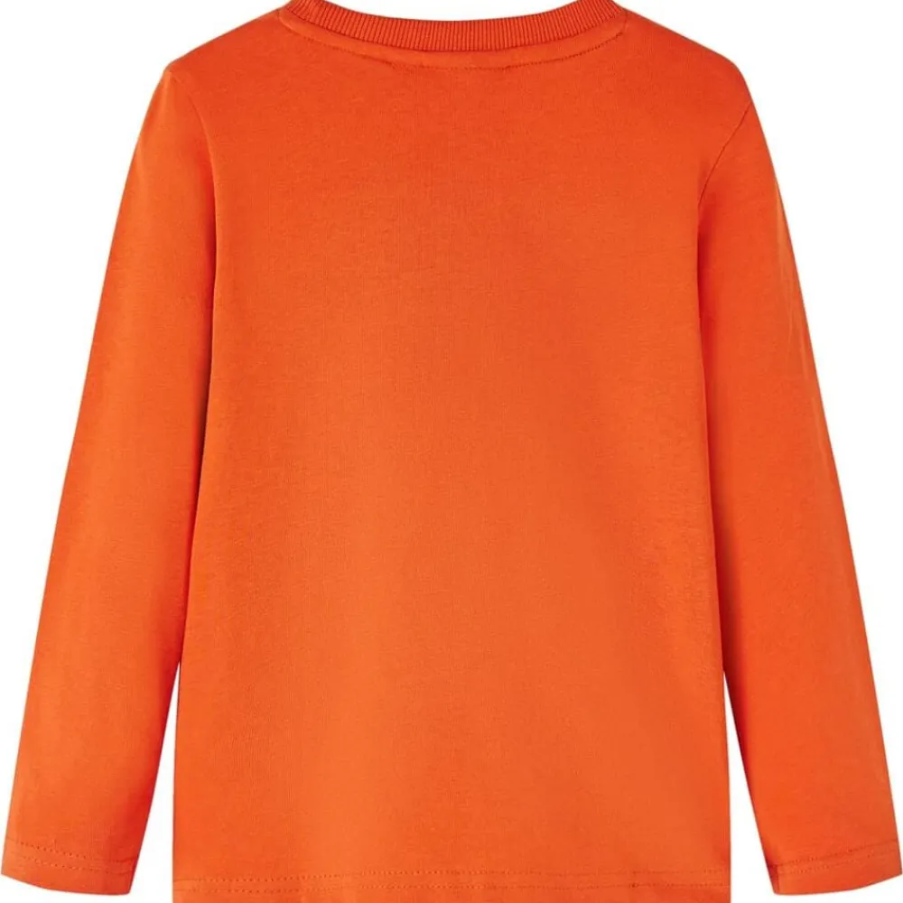 vidaXL Ropa Y Accesorios-Camiseta infantil de manga larga naranja 92