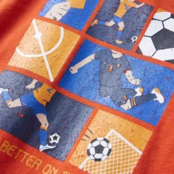 vidaXL Ropa Y Accesorios-Camiseta infantil de manga larga naranja 92