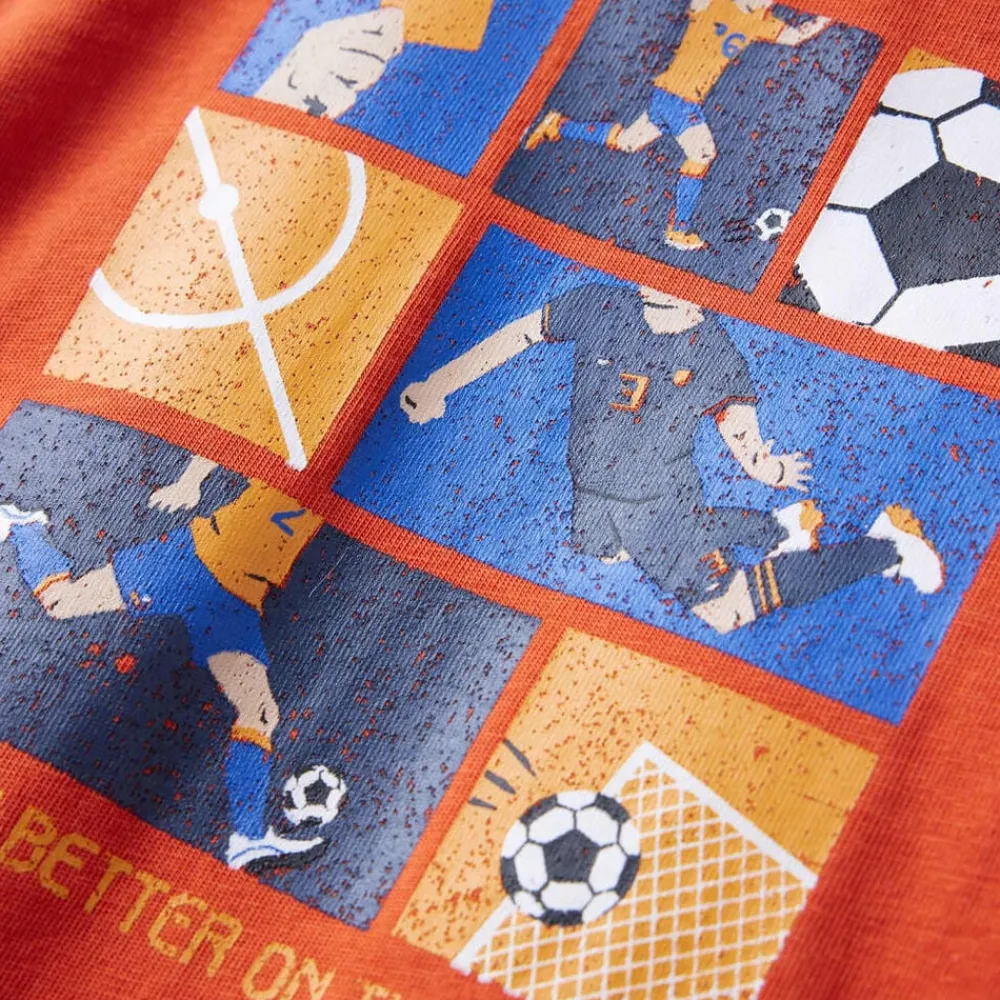 vidaXL Ropa Y Accesorios-Camiseta infantil de manga larga naranja 92