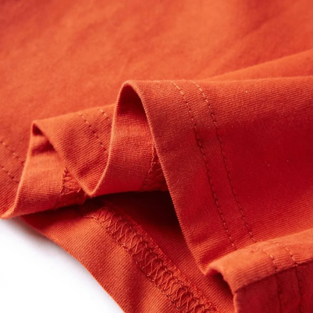 vidaXL Ropa Y Accesorios-Camiseta infantil de manga larga naranja 92