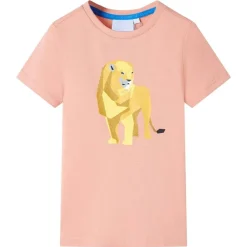 vidaXL Camiseta infantil claro 116 Naranja Discount
