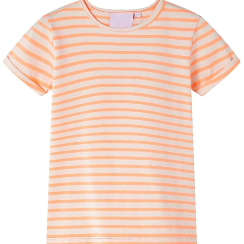 vidaXL Camiseta infantil neón 104 Naranja Sale
