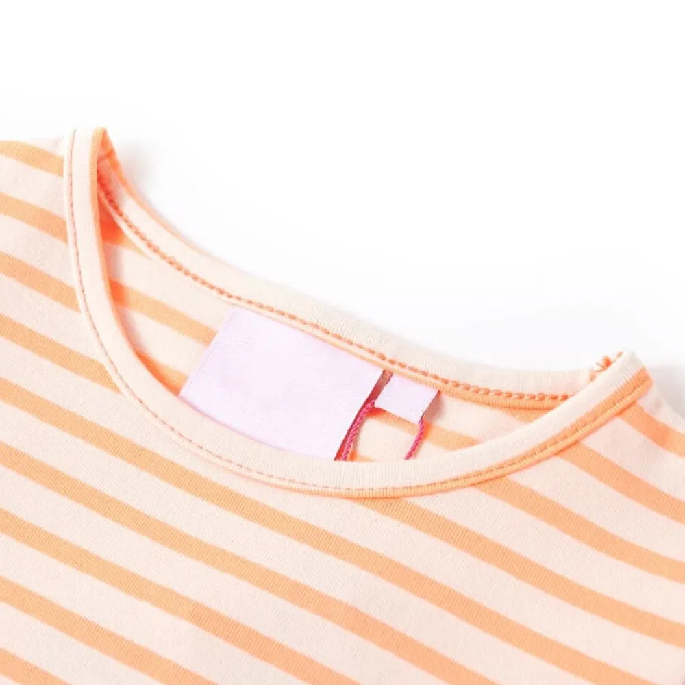 vidaXL Camiseta infantil neón 104 Naranja Sale