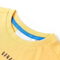 vidaXL Camiseta infantil claro 92 Ocre Clearance