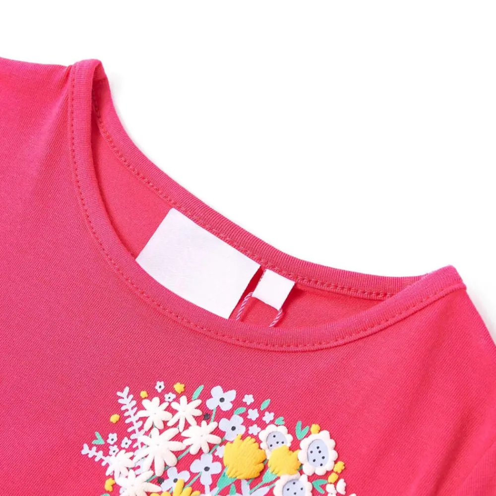 vidaXL Camiseta infantil chillón 116 Rosa Outlet