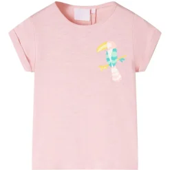 vidaXL Ropa Y Accesorios-Camiseta infantil rosa claro 116