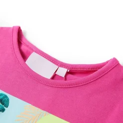vidaXL Camiseta infantil oscuro 104 Rosa Clearance