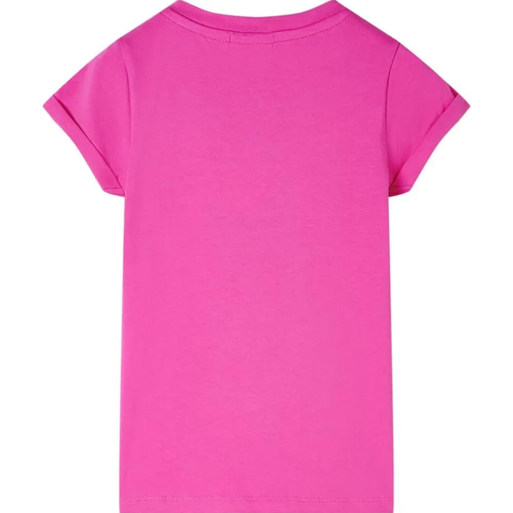 vidaXL Camiseta infantil oscuro 104 Rosa Discount