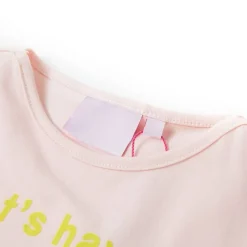vidaXL Camiseta infantil suave 140 Rosa New