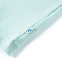 vidaXL Camiseta infantil verde claro 104 Menta Clearance