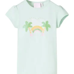 vidaXL Ropa Y Accesorios-Camiseta infantil verde claro 92