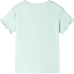 vidaXL Camiseta infantil verde claro 128 Menta Hot