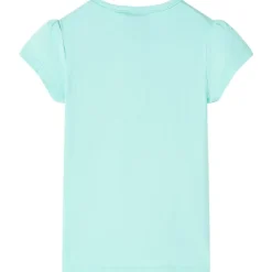vidaXL Camiseta infantil verde claro 128 Menta Sale