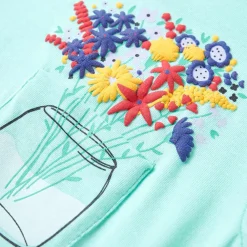 vidaXL Camiseta infantil verde claro 128 Menta Sale