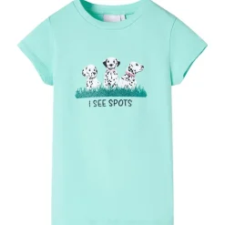 vidaXL Ropa Y Accesorios-Camiseta infantil verde claro 116