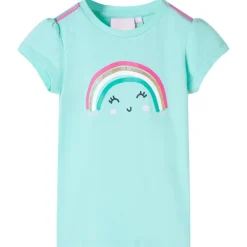 vidaXL Ropa Y Accesorios-Camiseta infantil verde claro 92