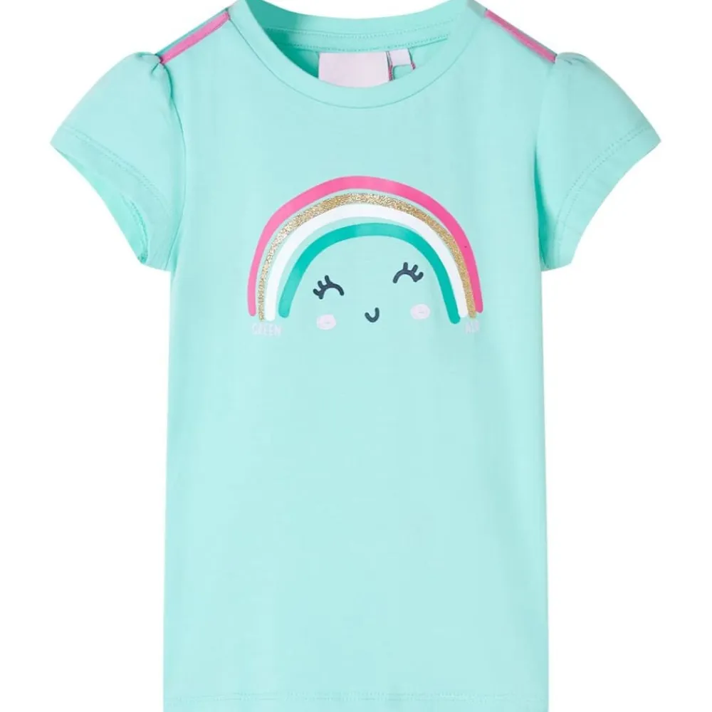 vidaXL Ropa Y Accesorios-Camiseta infantil verde claro 92
