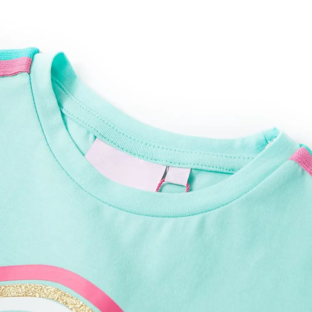 vidaXL Ropa Y Accesorios-Camiseta infantil verde claro 92