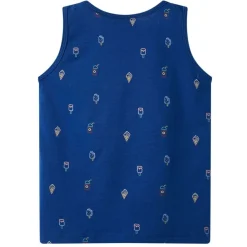vidaXL Ropa Y Accesorios-Camiseta sin mangas infantil azul oscuro 128