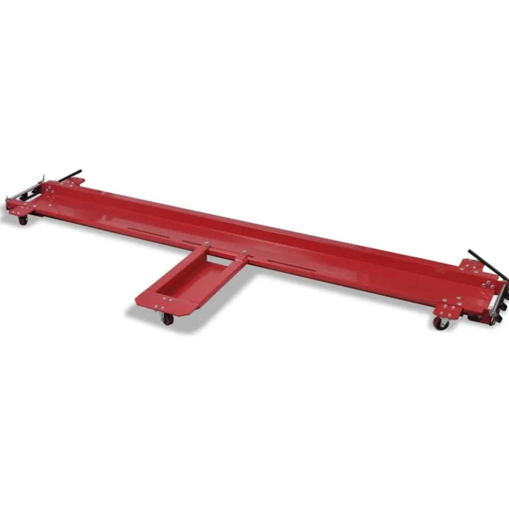 vidaXL Carro de motocicleta roja Soporte de la motocicleta Best
