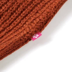 vidaXL Ropa Y Accesorios-Chaleco infantil de punto color coñac 92