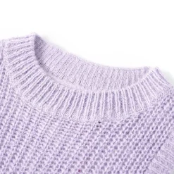 vidaXL Ropa Y Accesorios-Chaleco infantil de punto color lila claro 92