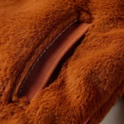 vidaXL Ropa Y Accesorios-Chaqueta infantil con capucha pelo sintético color coñac 92