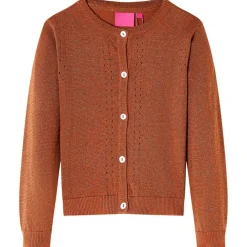vidaXL Cárdigan de punto infantil color coñac 92 Co&ntilde;ac Online