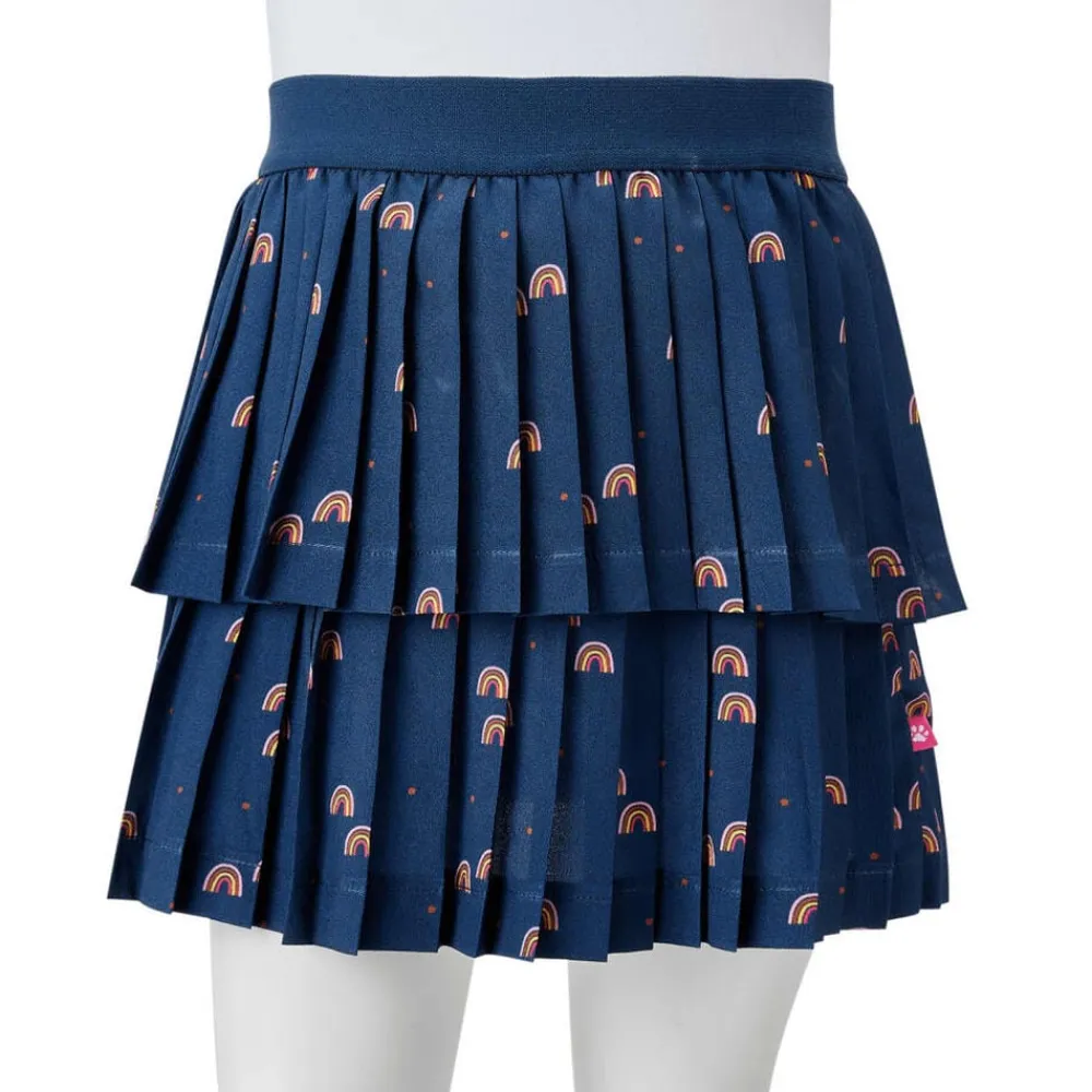vidaXL Ropa Y Accesorios-Falda infantil azul marino 104
