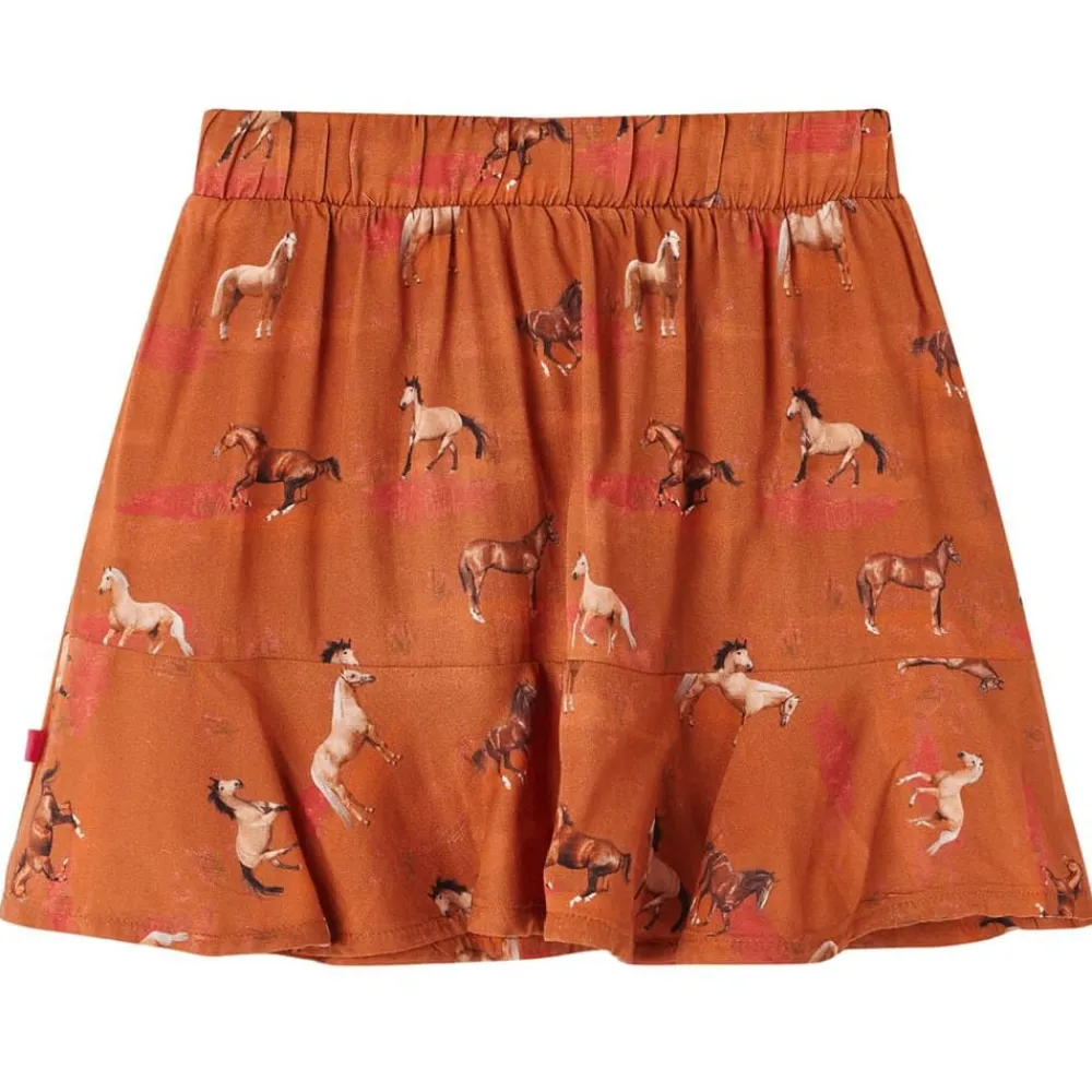 vidaXL Ropa Y Accesorios-Falda infantil color coñac 104