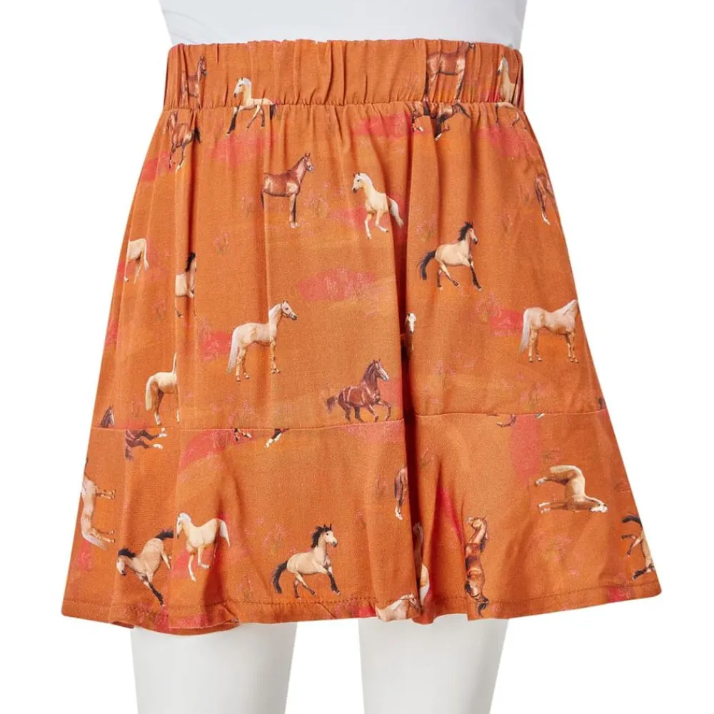vidaXL Ropa Y Accesorios-Falda infantil color coñac 104
