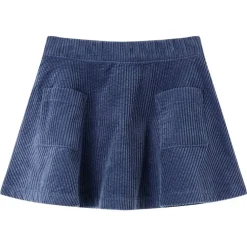 vidaXL Ropa Y Accesorios-Falda infantil con bolsillos pana 92