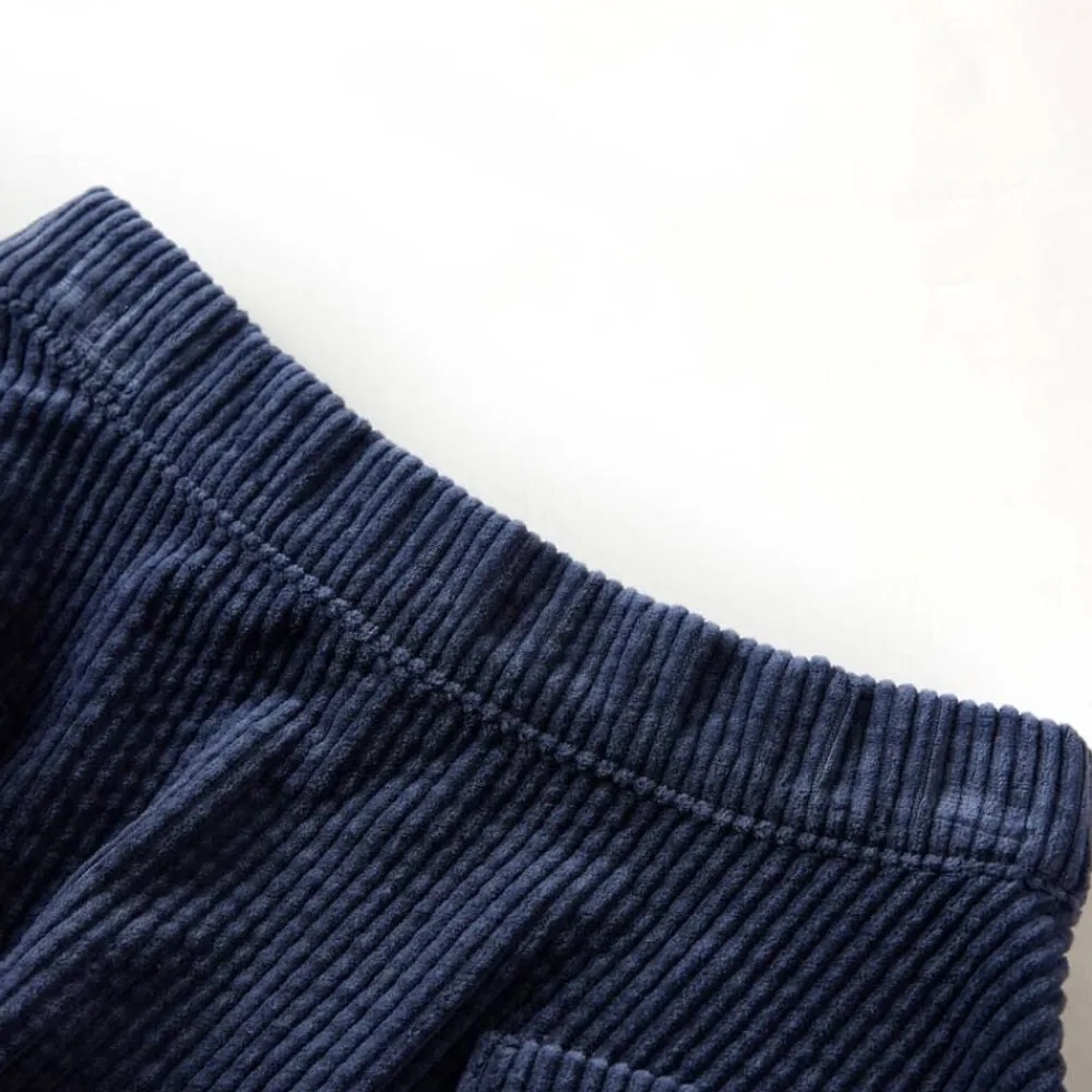 vidaXL Ropa Y Accesorios-Falda infantil con bolsillos pana 92