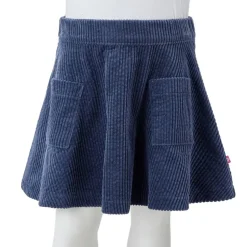 vidaXL Ropa Y Accesorios-Falda infantil con bolsillos pana 92